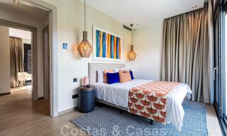 Prêt à emménager, villa moderne de luxe à vendre, première ligne de golf à Benahavis - Marbella 37642 