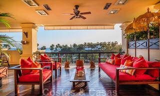 Appartement de luxe en front de mer à vendre avec vue sur la mer à Puerto Banus, Marbella 37739 