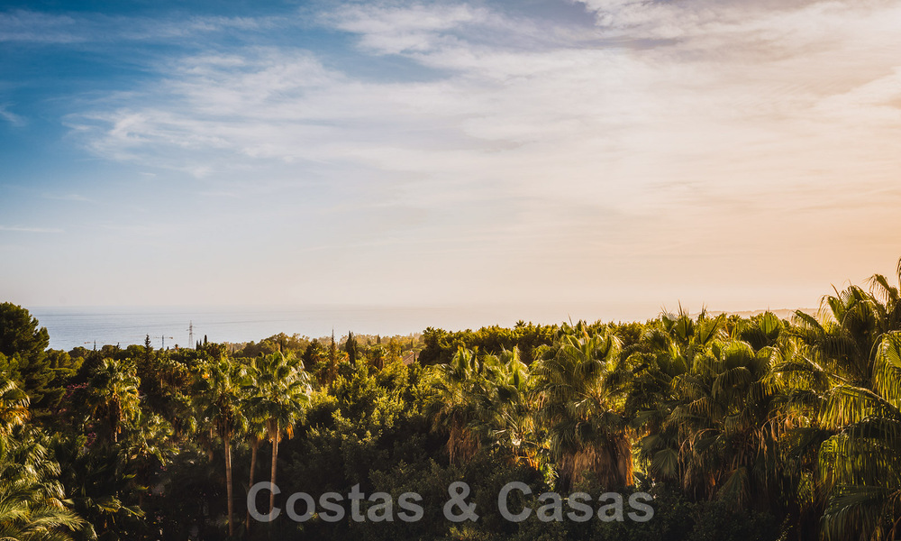 Luxueux penthouse à vendre avec vue sur la mer dans un complexe chic sur le Golden Mile à Marbella 37753