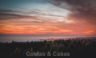 Luxueux penthouse à vendre avec vue sur la mer dans un complexe chic sur le Golden Mile à Marbella 37770 