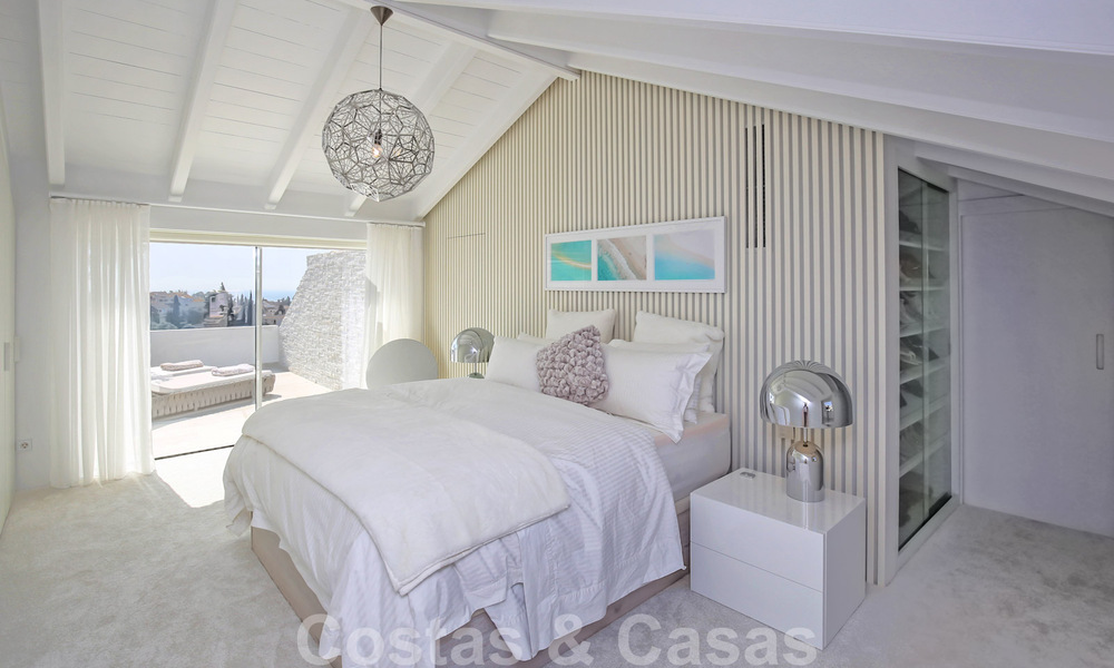 Penthouse de luxe à vendre avec vue sur la mer dans un complexe exclusif sur le fameux Golden Mile, Marbella 38386