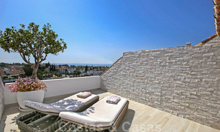 Penthouse de luxe à vendre avec vue sur la mer dans un complexe exclusif sur le fameux Golden Mile, Marbella 38388 