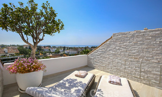 Penthouse de luxe à vendre avec vue sur la mer dans un complexe exclusif sur le fameux Golden Mile, Marbella 38389 