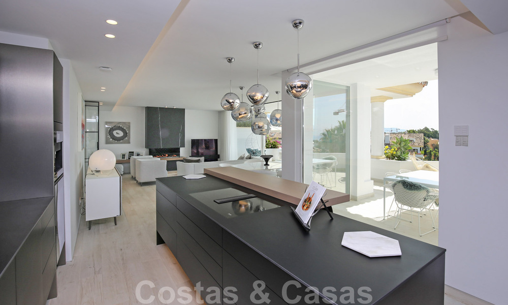 Penthouse de luxe à vendre avec vue sur la mer dans un complexe exclusif sur le fameux Golden Mile, Marbella 38391