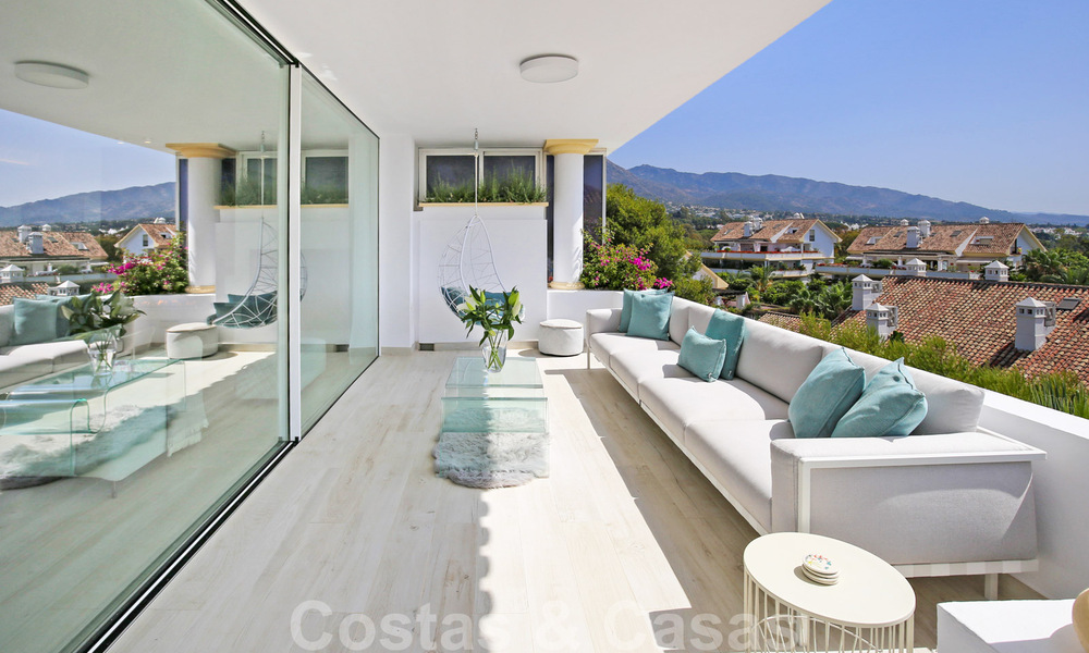 Penthouse de luxe à vendre avec vue sur la mer dans un complexe exclusif sur le fameux Golden Mile, Marbella 38401