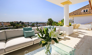 Penthouse de luxe à vendre avec vue sur la mer dans un complexe exclusif sur le fameux Golden Mile, Marbella 38402 