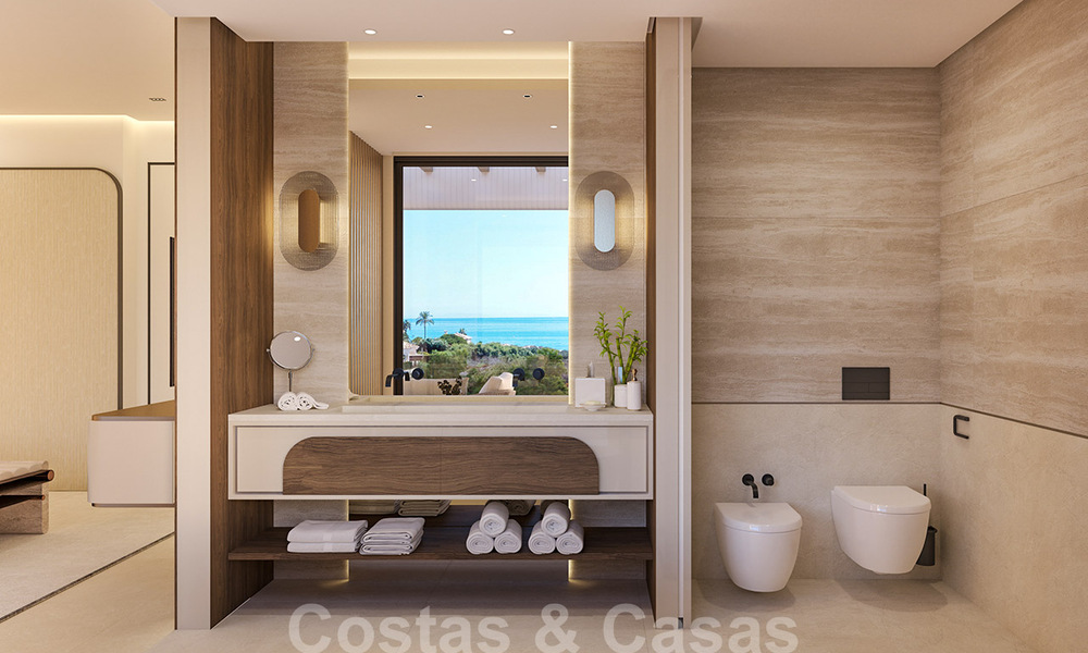 Nouveau développement en bord de mer. Villas ultra luxueuses à vendre dans un complexe de plage en première ligne à Marbella 37823