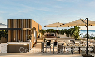 Nouveau développement en bord de mer. Villas ultra luxueuses à vendre dans un complexe de plage en première ligne à Marbella 37840 