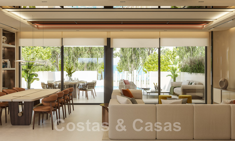 Nouveau développement en bord de mer. Villas ultra luxueuses à vendre dans un complexe de plage en première ligne à Marbella 48711