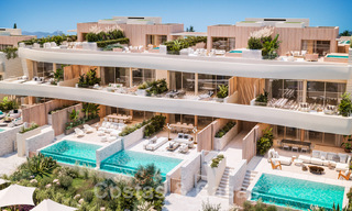 Nouveau développement en bord de mer. Villas ultra luxueuses à vendre dans un complexe de plage en première ligne à Marbella 48724 