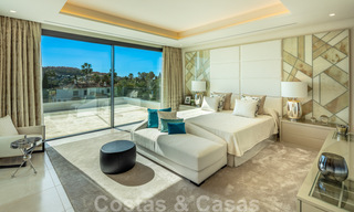 Nouvelle villa de luxe phénoménale et contemporaine à vendre au cœur de la vallée du golf de Nueva Andalucia, à Marbella 37927 