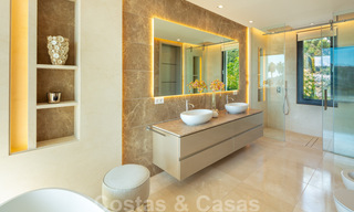 Nouvelle villa de luxe phénoménale et contemporaine à vendre au cœur de la vallée du golf de Nueva Andalucia, à Marbella 37930 