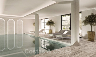 Majestueuse villa de luxe de style méditerranéenne contemporaine à vendre avec vue imprenable sur la mer dans le quartier recherché de Cascada de Camojan à Marbella 38053 