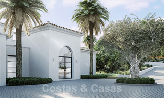 Majestueuse villa de luxe de style méditerranéenne contemporaine à vendre avec vue imprenable sur la mer dans le quartier recherché de Cascada de Camojan à Marbella 38058 