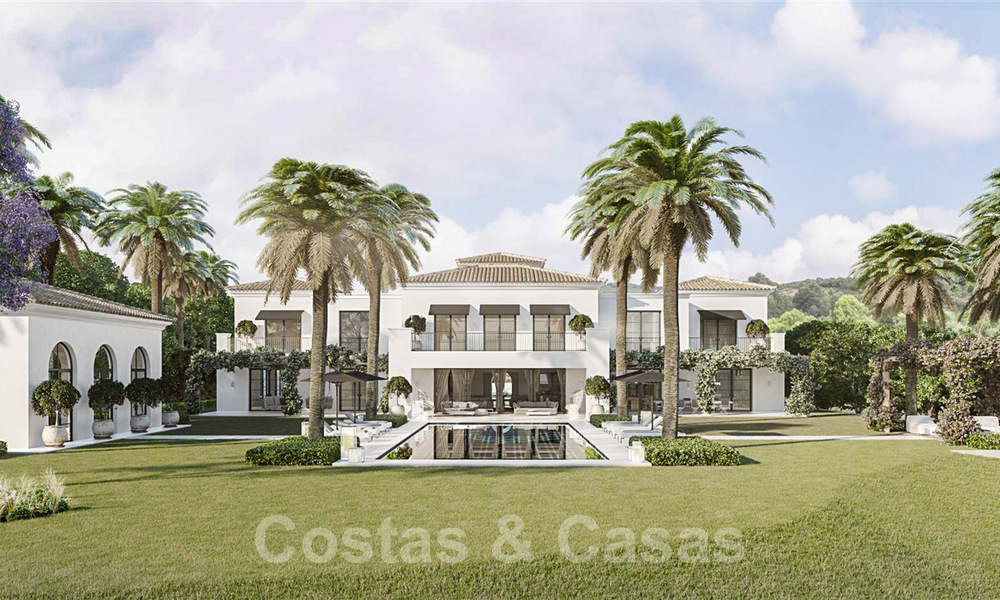 Majestueuse villa de luxe de style méditerranéenne contemporaine à vendre avec vue imprenable sur la mer dans le quartier recherché de Cascada de Camojan à Marbella 38059