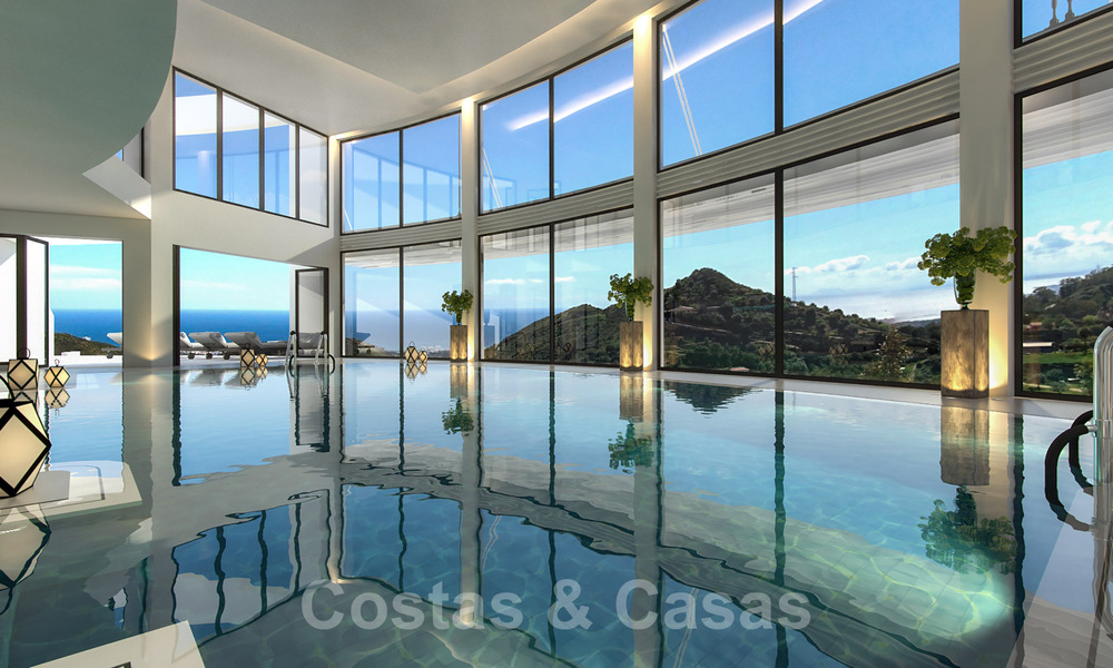 Appartements de luxe modernes et contemporains avec vue imprenable sur la mer, à vendre à proximité du centre de Marbella 38327