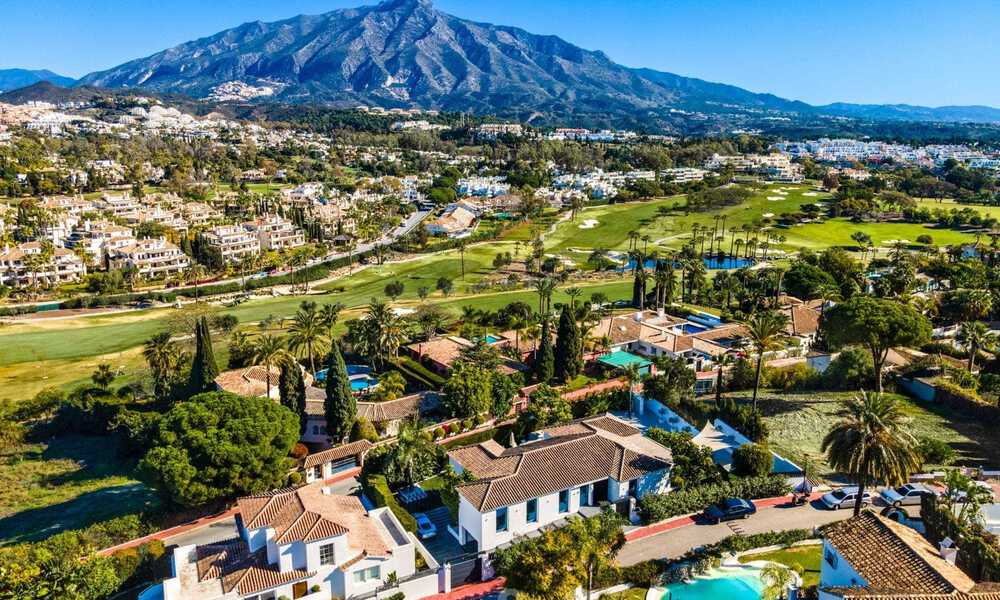 Villa de luxe élégante et très chic à vendre au cœur de la vallée du golf de Nueva Andalucia à Marbella 38200