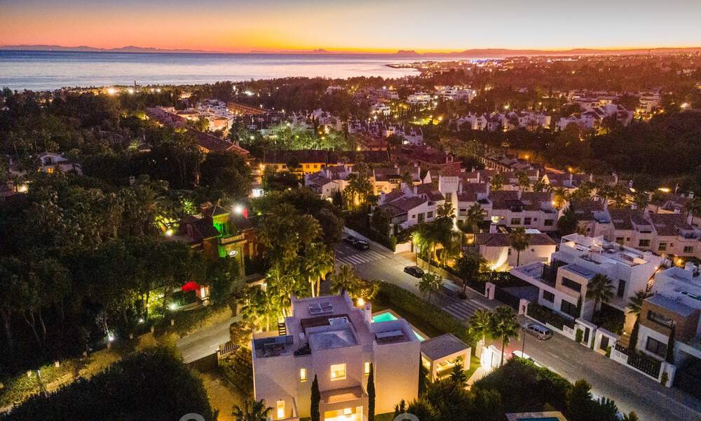 Villa de luxe contemporaine et élégante à vendre dans une communauté clôturée sur le Golden Mile à Marbella 38297