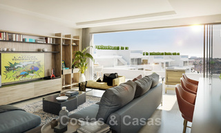 Nouvelle promotion d'appartements et de penthouses de luxe avec piscines privées à 500 mètres de la mer à Estepona 38413 