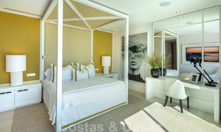 Prête à emménager, nouvelle villa de luxe à vendre avec vue panoramique sur la mer, dans un complexe de golf prestigieux à Benahavis - Marbella 38526 