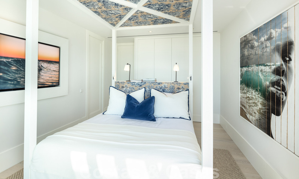 Prête à emménager, nouvelle villa de luxe à vendre avec vue panoramique sur la mer, dans un complexe de golf prestigieux à Benahavis - Marbella 38527