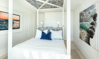 Prête à emménager, nouvelle villa de luxe à vendre avec vue panoramique sur la mer, dans un complexe de golf prestigieux à Benahavis - Marbella 38527 