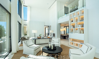 Prête à emménager, nouvelle villa de luxe à vendre avec vue panoramique sur la mer, dans un complexe de golf prestigieux à Benahavis - Marbella 38537 