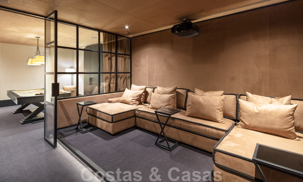 Prête à emménager, nouvelle villa de luxe à vendre avec vue panoramique sur la mer, dans un complexe de golf prestigieux à Benahavis - Marbella 38553