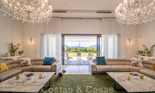 Villa contemporaine de luxe à vendre en première ligne de golf avec vue imprenable, dans le quartier exclusif La Zagaleta, Benahavis - Marbella 38672 
