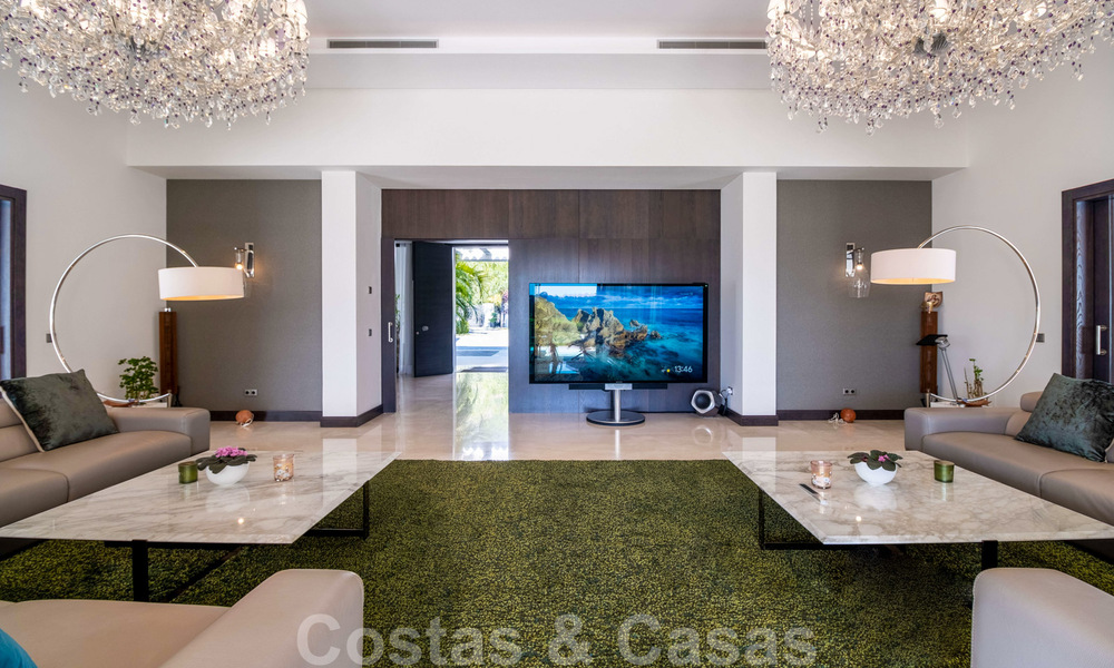 Villa contemporaine de luxe à vendre en première ligne de golf avec vue imprenable, dans le quartier exclusif La Zagaleta, Benahavis - Marbella 38673