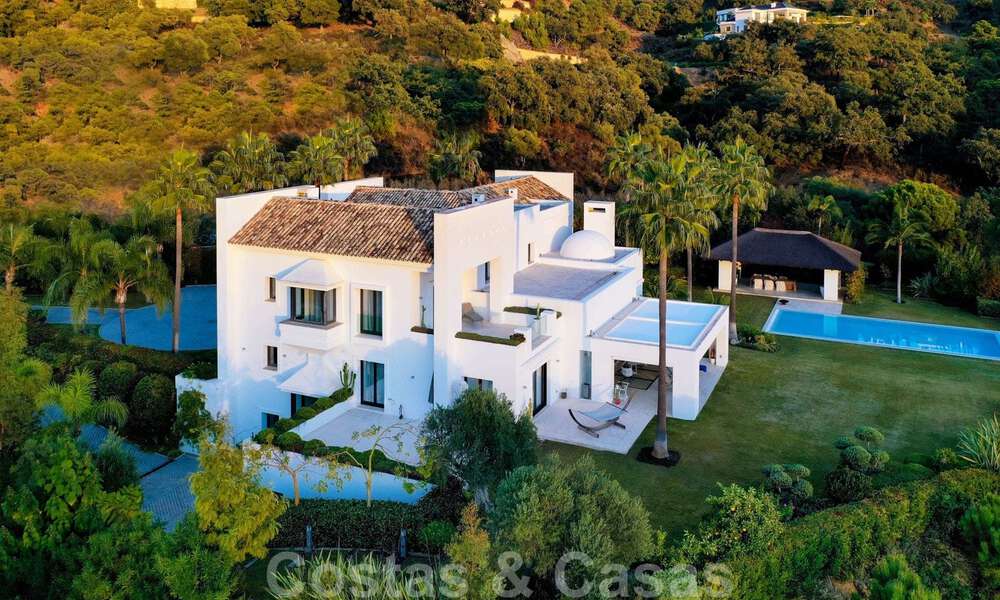Villa contemporaine de luxe à vendre en première ligne de golf avec vue imprenable, dans le quartier exclusif La Zagaleta, Benahavis - Marbella 38709