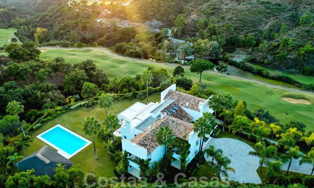 Villa contemporaine de luxe à vendre en première ligne de golf avec vue imprenable, dans le quartier exclusif La Zagaleta, Benahavis - Marbella 38711