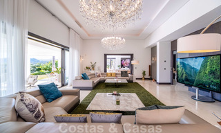 Villa contemporaine de luxe à vendre en première ligne de golf avec vue imprenable, dans le quartier exclusif La Zagaleta, Benahavis - Marbella 38712 