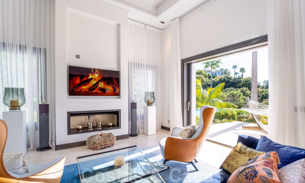 Villa contemporaine de luxe à vendre en première ligne de golf avec vue imprenable, dans le quartier exclusif La Zagaleta, Benahavis - Marbella 38714