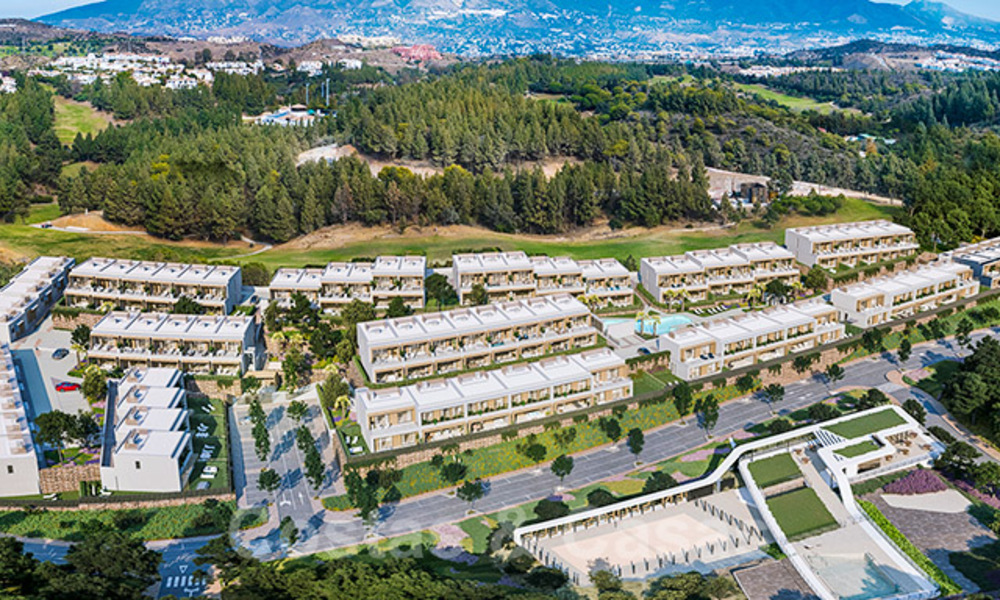 Nouvelle réalisation de maisons luxueuses à vendre, en première ligne du golf de Mijas, Costa del Sol 38721