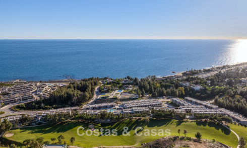 Prêt à emménager, nouvelle réalisation de maisons luxueuses à vendre, en première ligne du golf de Mijas, Costa del Sol 805091