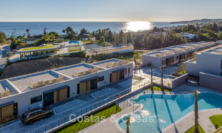 Prêt à emménager, nouvelle réalisation de maisons luxueuses à vendre, en première ligne du golf de Mijas, Costa del Sol 805096 