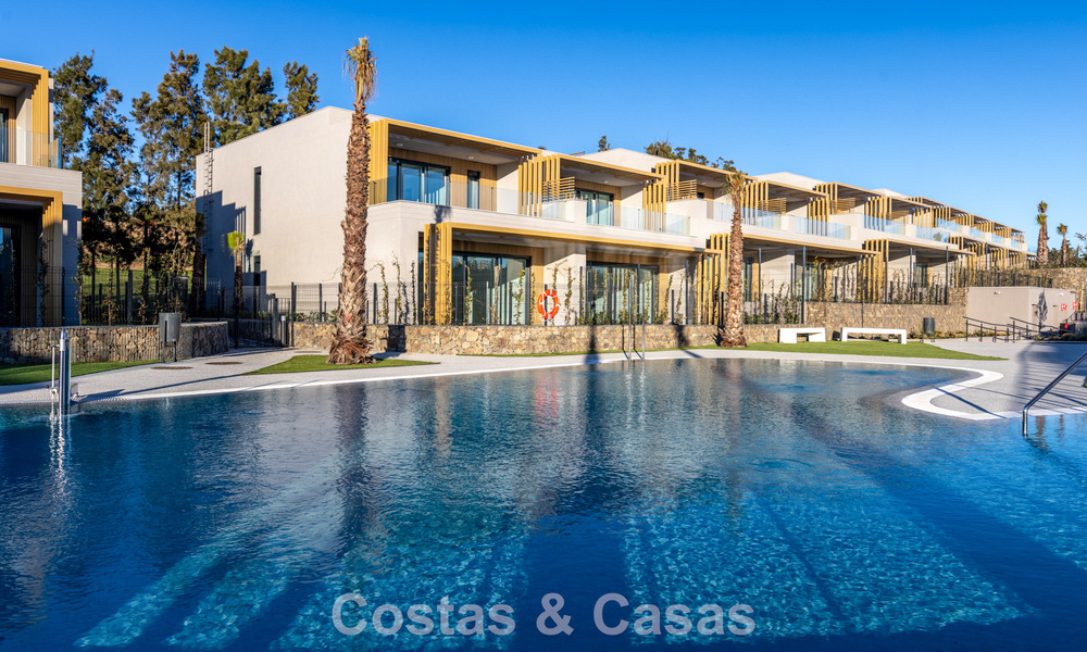Prêt à emménager, nouvelle réalisation de maisons luxueuses à vendre, en première ligne du golf de Mijas, Costa del Sol 805099
