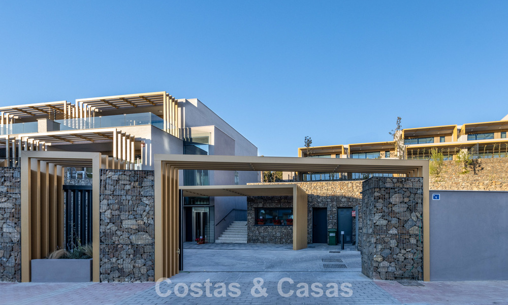 Prêt à emménager, nouvelle réalisation de maisons luxueuses à vendre, en première ligne du golf de Mijas, Costa del Sol 805101