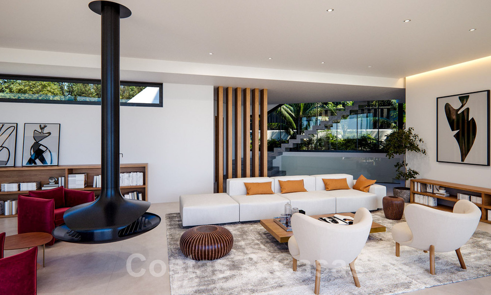 Nouvelle villa spectaculaire avec toit vert à vendre sur le Golden Mile à Marbella 38784