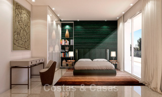 Villa de luxe moderne à vendre dans une urbanisation exclusive à deux pas de la mer, sur le Golden Mile de Marbella 38787 