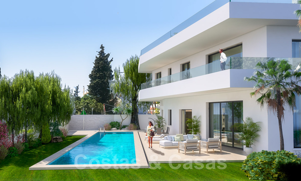Villa de luxe moderne à vendre dans une urbanisation exclusive à deux pas de la mer, sur le Golden Mile de Marbella 38788