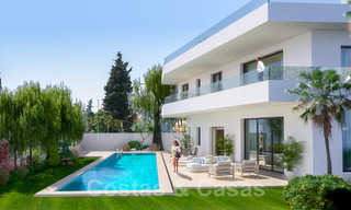Villa de luxe moderne à vendre dans une urbanisation exclusive à deux pas de la mer, sur le Golden Mile de Marbella 38788 