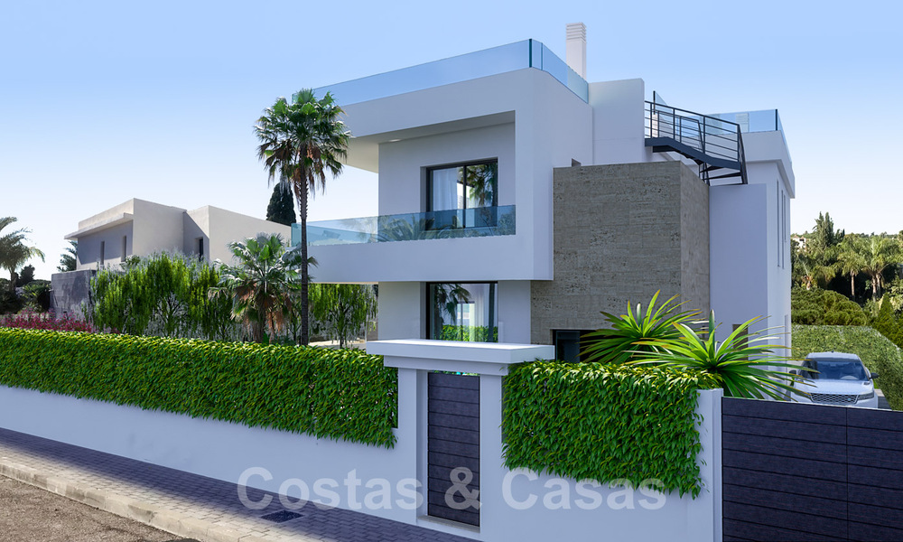 Villa de luxe moderne à vendre dans une urbanisation exclusive à deux pas de la mer, sur le Golden Mile de Marbella 38789