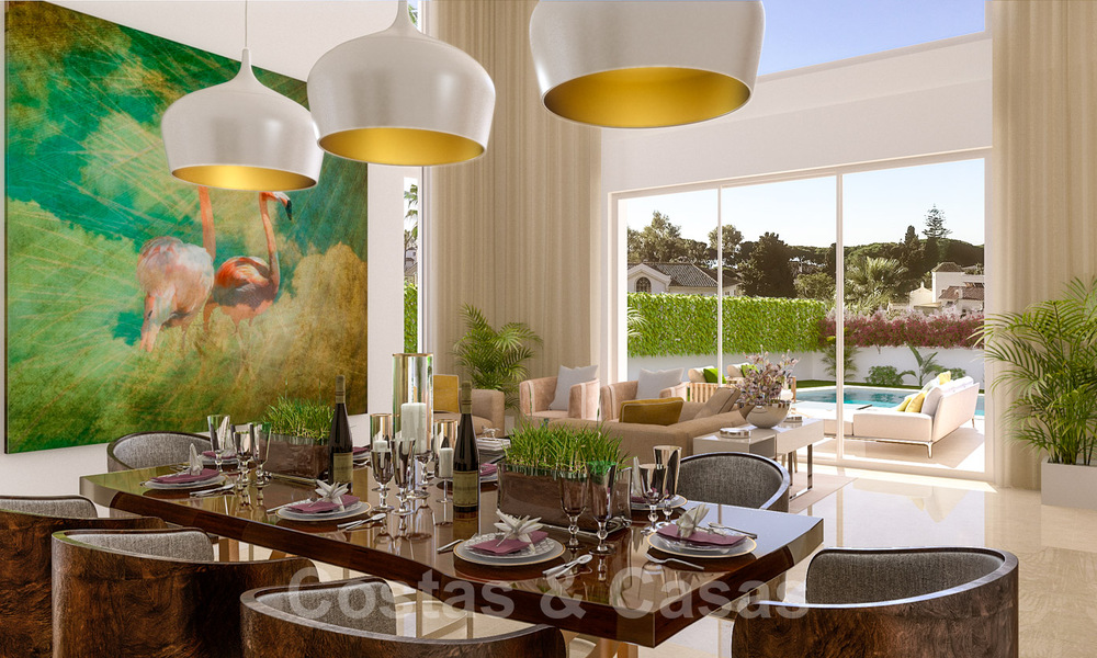 Villa de luxe moderne à vendre dans une urbanisation exclusive à deux pas de la mer, sur le Golden Mile de Marbella 38791