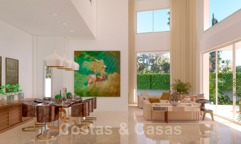 Villa de luxe moderne à vendre dans une urbanisation exclusive à deux pas de la mer, sur le Golden Mile de Marbella 38792