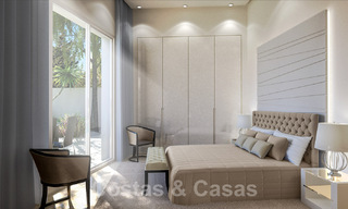 Villa de luxe moderne à vendre dans une urbanisation exclusive à deux pas de la mer, sur le Golden Mile de Marbella 38795 