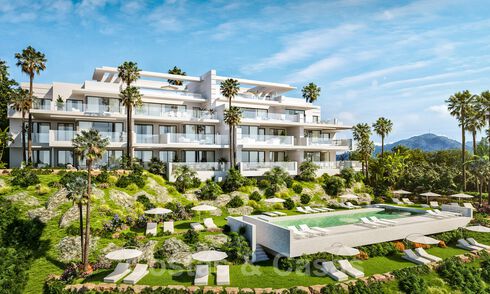 Nouveau sur le marché ! Appartements de luxe modernes et contemporains avec vue sur la mer, à vendre à quelques minutes de route du centre de Marbella 38907