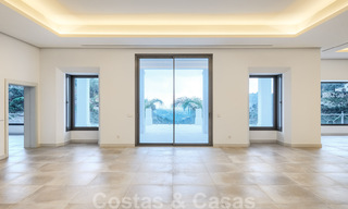 Majestueuse villa contemporaine méditerranéenne de luxe à vendre avec vue sur la mer dans le quartier exclusif El Madroñal à Benahavis - Marbella 38850 