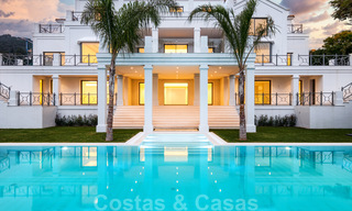 Majestueuse villa contemporaine méditerranéenne de luxe à vendre avec vue sur la mer dans le quartier exclusif El Madroñal à Benahavis - Marbella 38854 